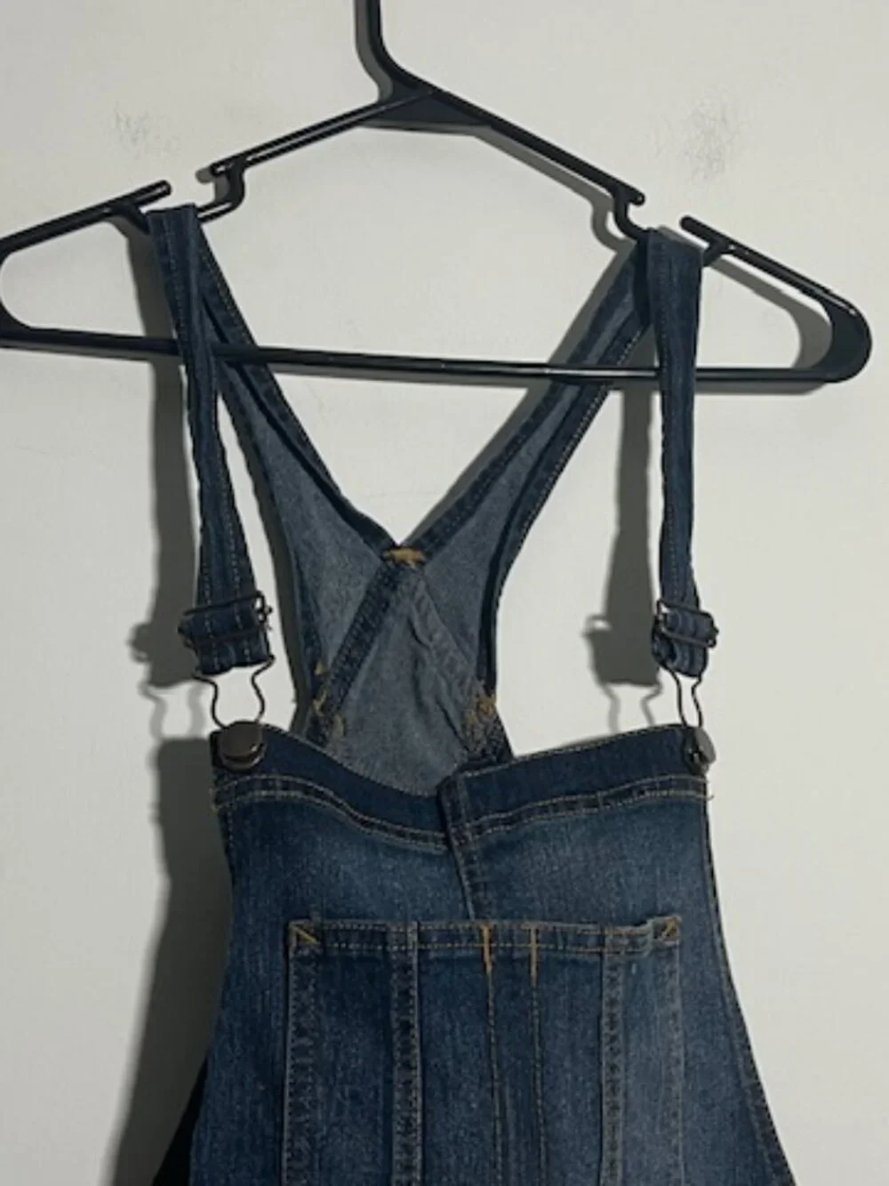 No Boundaries Denim Short Overalls Size Medium 7-9